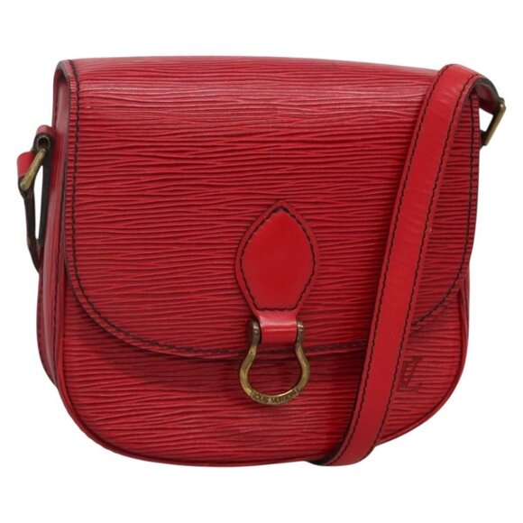 LOUIS VUITTON Epi Saint Cloud PM Shoulder Bag Red - Picture 1 of 15